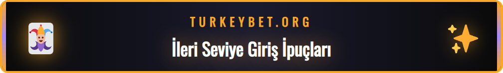 Bet Turkey platformuna daha hızlı giriş için ipuçları grafiği.