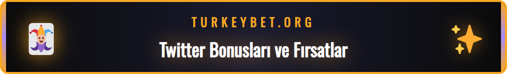 Betturkey Twitter üzerinden sunulan özel bonuslar ve promosyonlar.