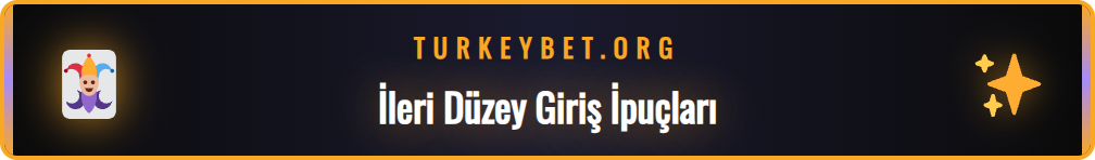 Turkey Bet mobil giriş optimizasyonu ve gelişmiş ayarlar menüsü.